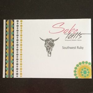 Sobe Southwest Rugby temp metallic tattoo